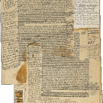 Page manuscrite de la Recherche