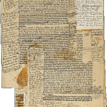 Page manuscrite de la Recherche