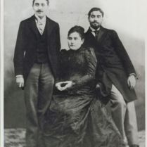 Marcel Proust, sa mère Jeanne C. Weil et son frère Robert