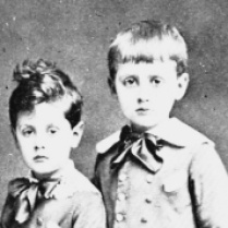 Marcel Proust et son petit frère Robert.