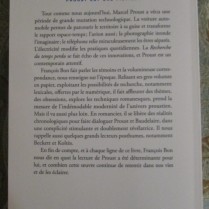 François Bon, Proust est une fiction